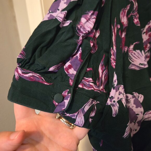 Modcloth - Passing Through a Dream Top - Emerald Fish - Picture 7 of 7